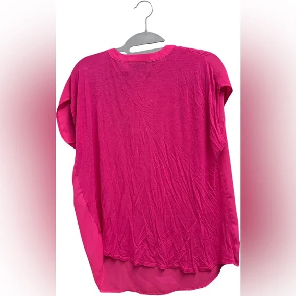 INC by Macys Pink Short Dolman Sleeve Blouse - Picture 3 of 7